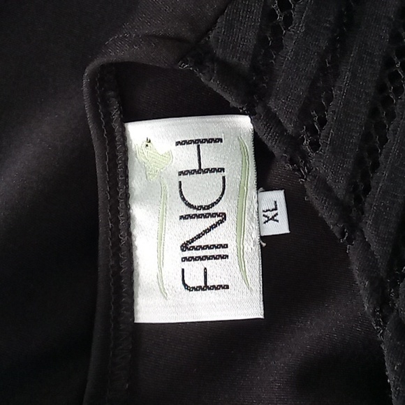 FInch black lace top with back zip size XL - Picture 3 of 3